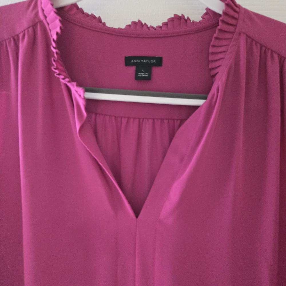 Ann Taylor Pink Blouse